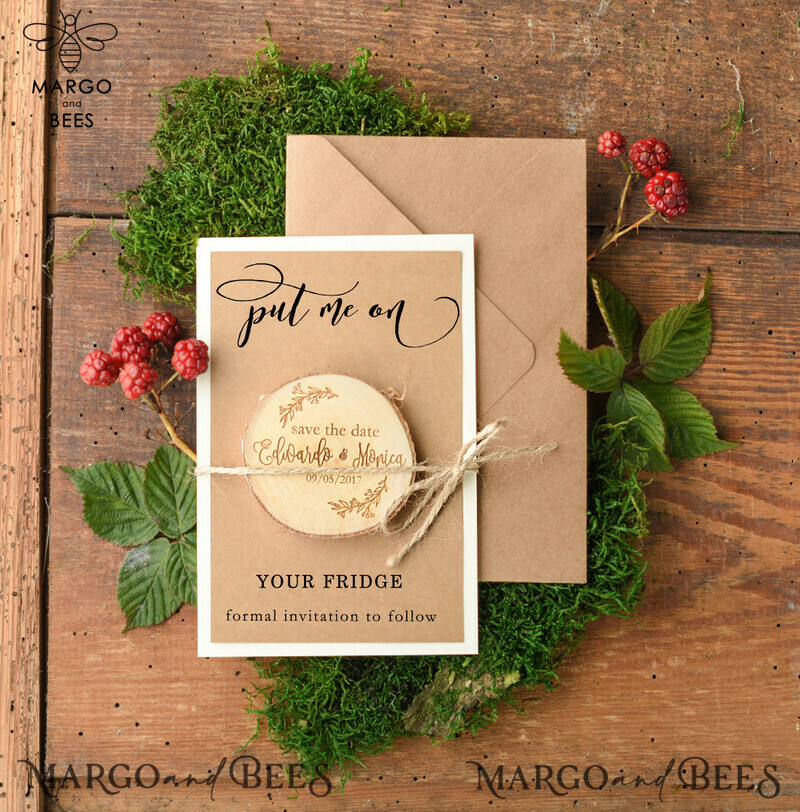 Handmade Save the Date Magnets Cards: A Personalized and Memorable Way to Announce Your Special Day-0