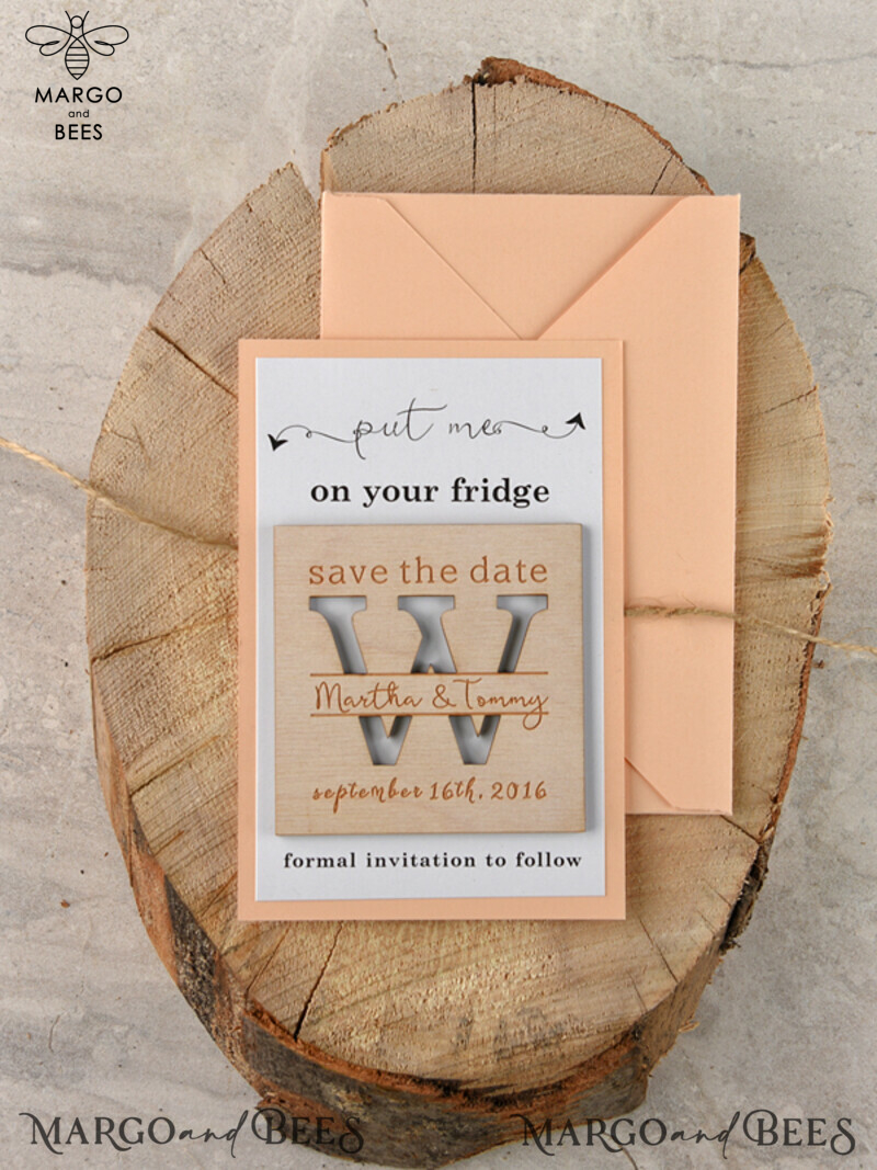 Create a Memorable Wedding with Our Custom Magnet Save the Date Cards-2
