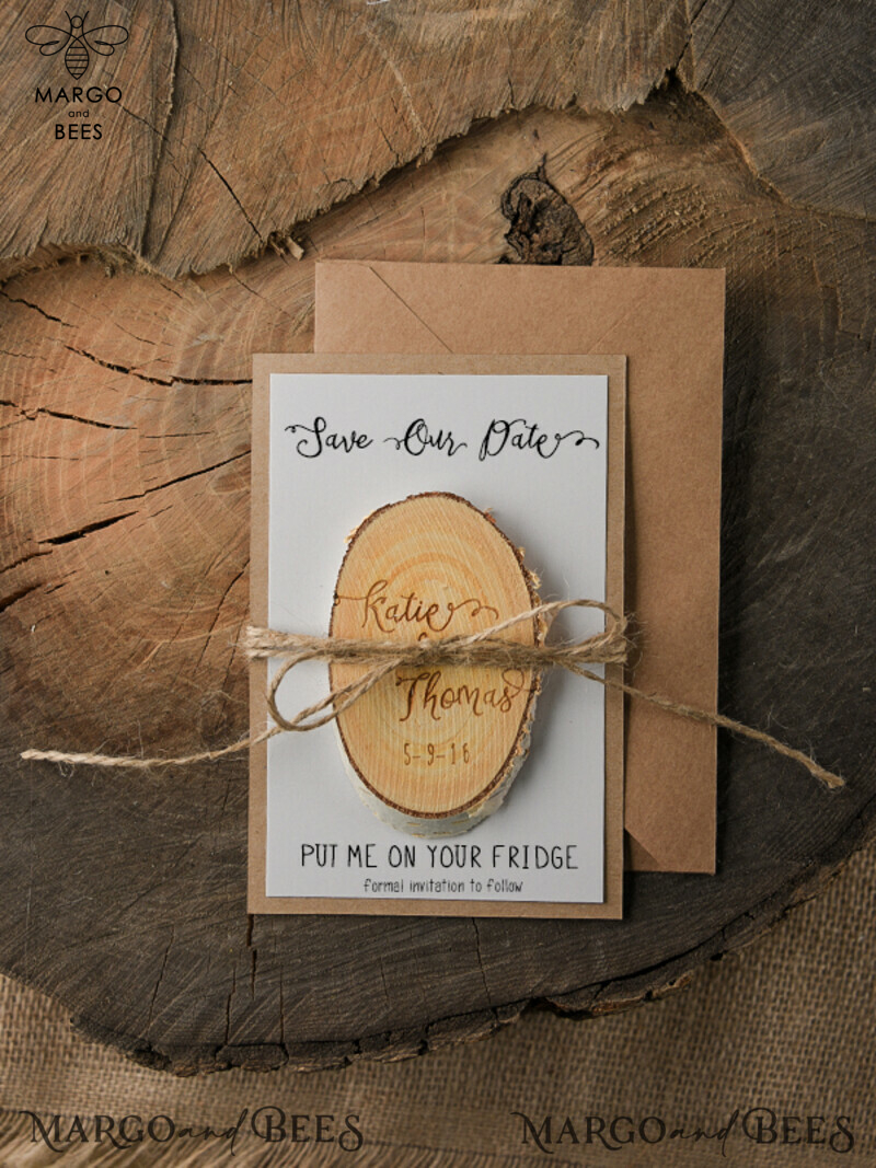 Create Memorable Moments with Personalised Wedding Save the Dates: Custom Magnets-0