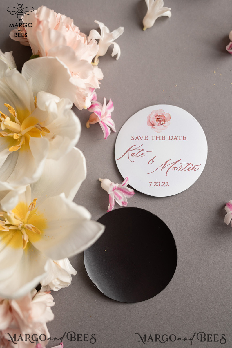 Wedding Save the Date Magnet and Card,  Save the Dates Wedding , Save The Date Cards with Magnets-3