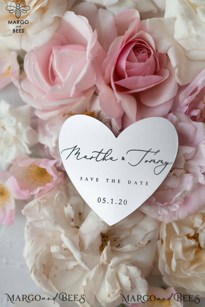 Custom Save the Date Personalised Rustic magnet   -13
