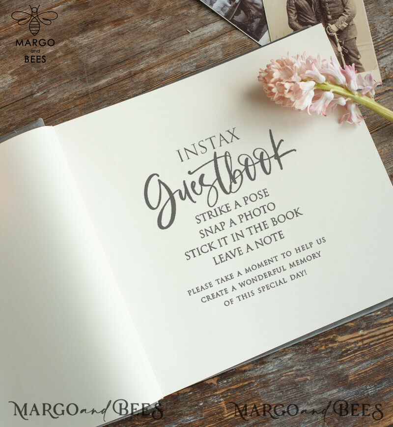 Luxury Wedding Guest Book, Instant Photo Book Instax Wedding Photo Guestbook-2