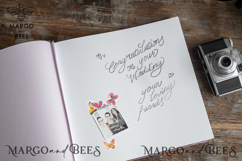 Personalised Velvet Instant Photo Book: A Boho Elegant Instax Wedding Guestbook-3