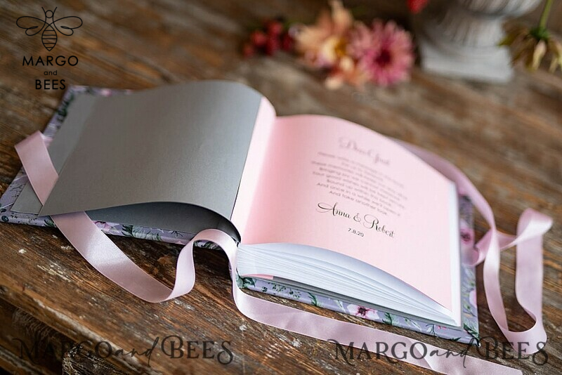 Presonalised Wedding Guest Book, Velvet  Instant Photo Book Boho Elegant Instax Wedding Photo Guestbook-6