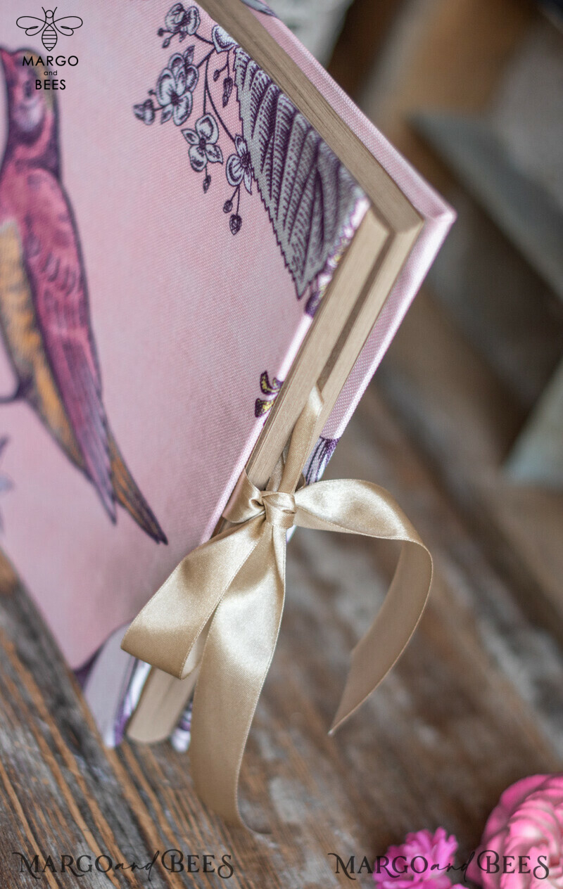 Velvet Personalized Wedding Guest Book: Create a Memorable Keepsake with a Personal Touch-1