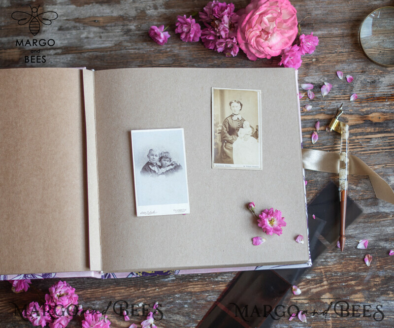Velvet Personalized Wedding Guest Book: Create a Memorable Keepsake with a Personal Touch-5