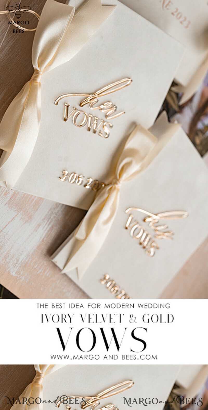 Personalized Bride & Groom Vow Books: The Perfect Wedding Vows Keepsake and Bridal Shower Gift-2