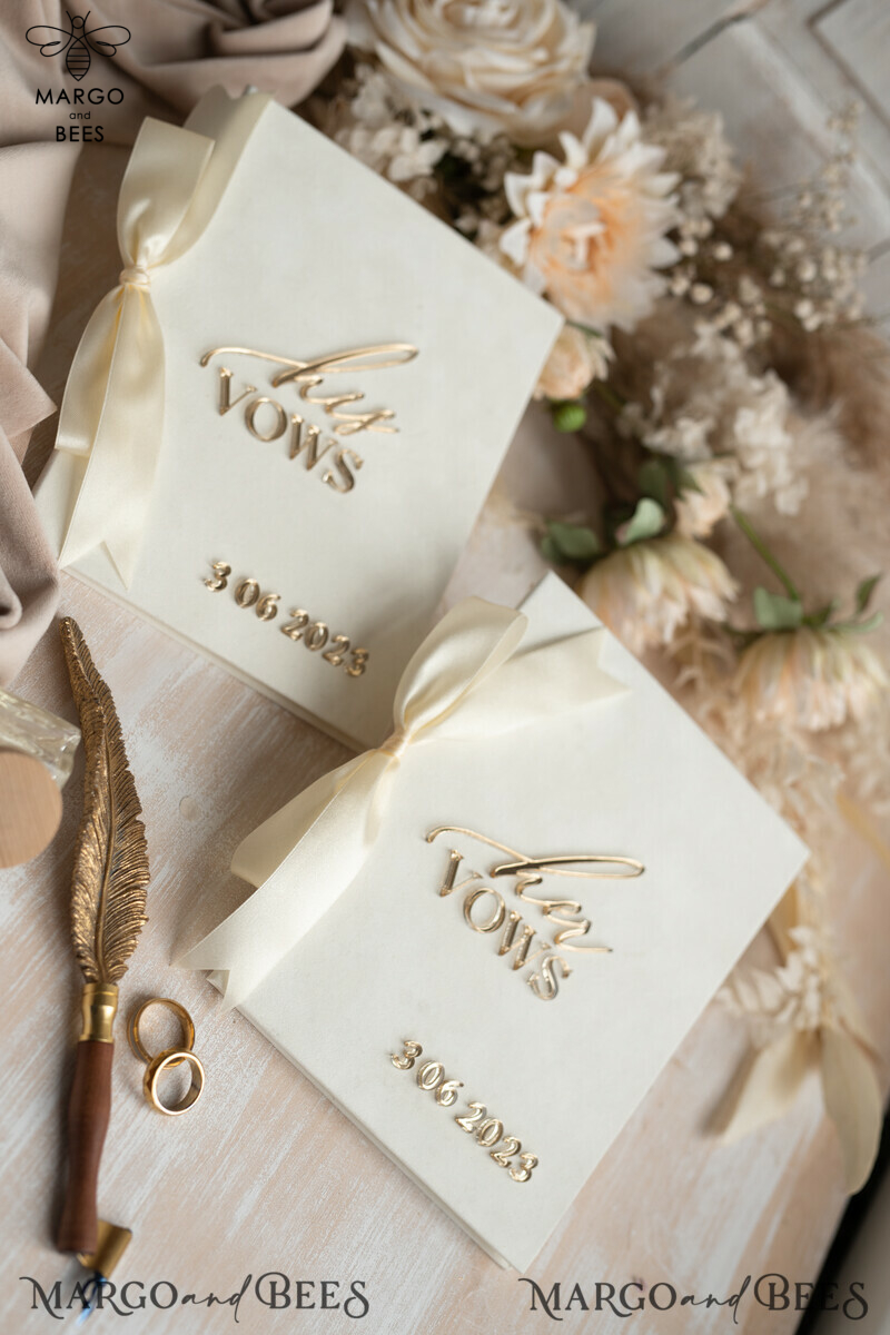 Personalized Bride & Groom Vow Books: The Perfect Wedding Vows Keepsake and Bridal Shower Gift-10