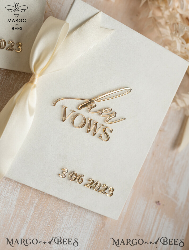 Personalized Bride & Groom Vow Books: The Perfect Wedding Vows Keepsake and Bridal Shower Gift-14