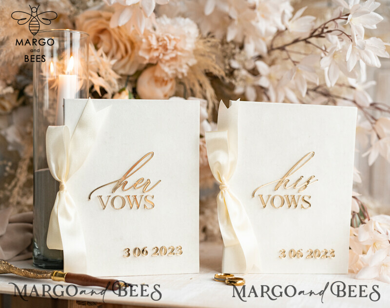 Personalized Bride & Groom Vow Books: The Perfect Wedding Vows Keepsake and Bridal Shower Gift-18