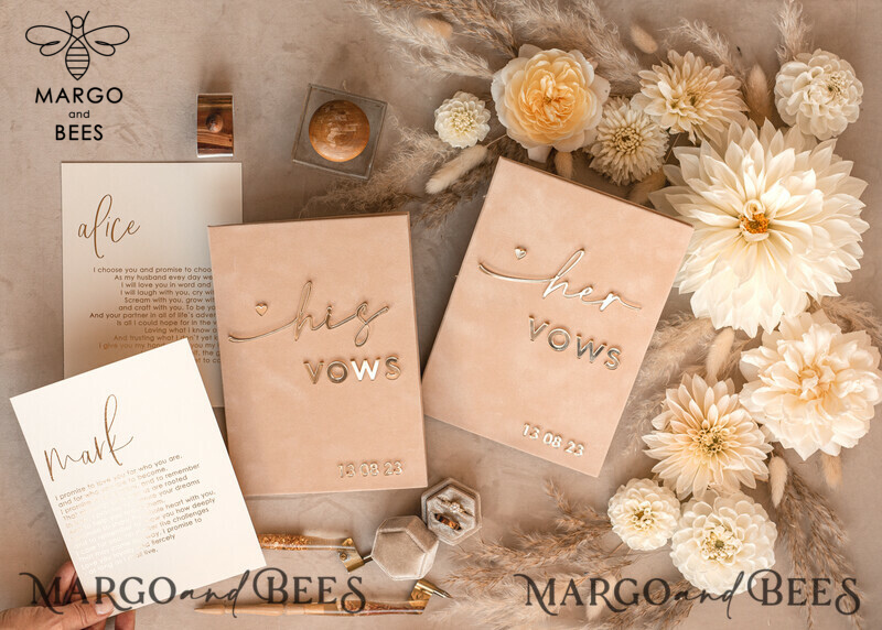 Personalized Bride and Groom Vow Books: The Perfect Wedding Gift and Keepsake-6