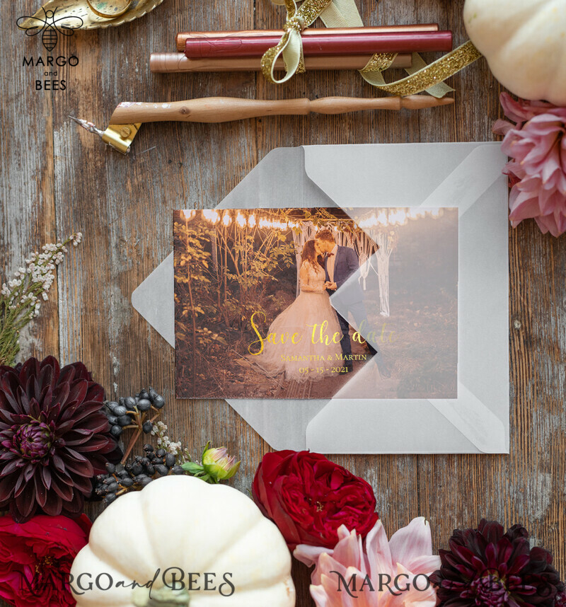 Custom Photography Wedding Save the Date Card-3