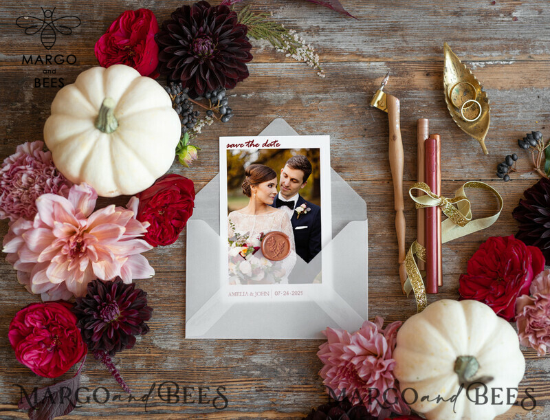 Custom Photography Wedding Save the Date Card-3