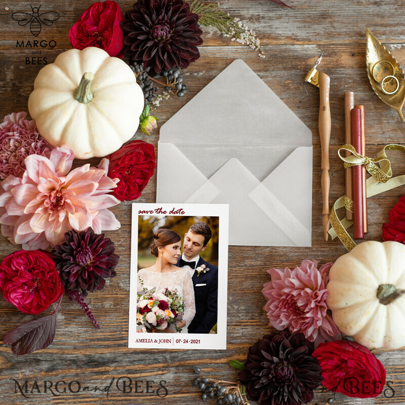 Custom Photography for Your Wedding Save the Date Card-4