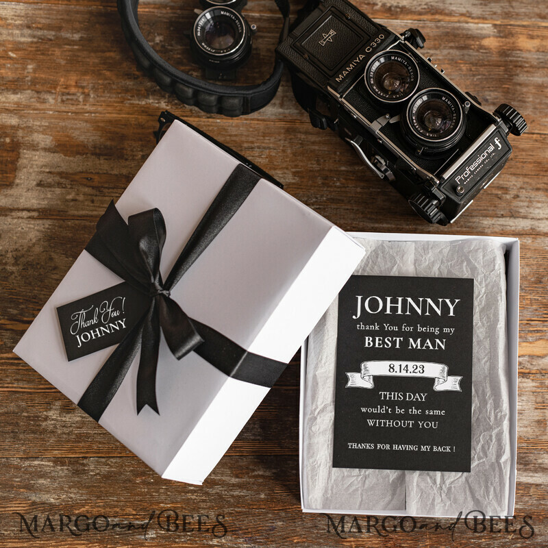 Groomsman Thank you GIft Box, personalized Best Man-2