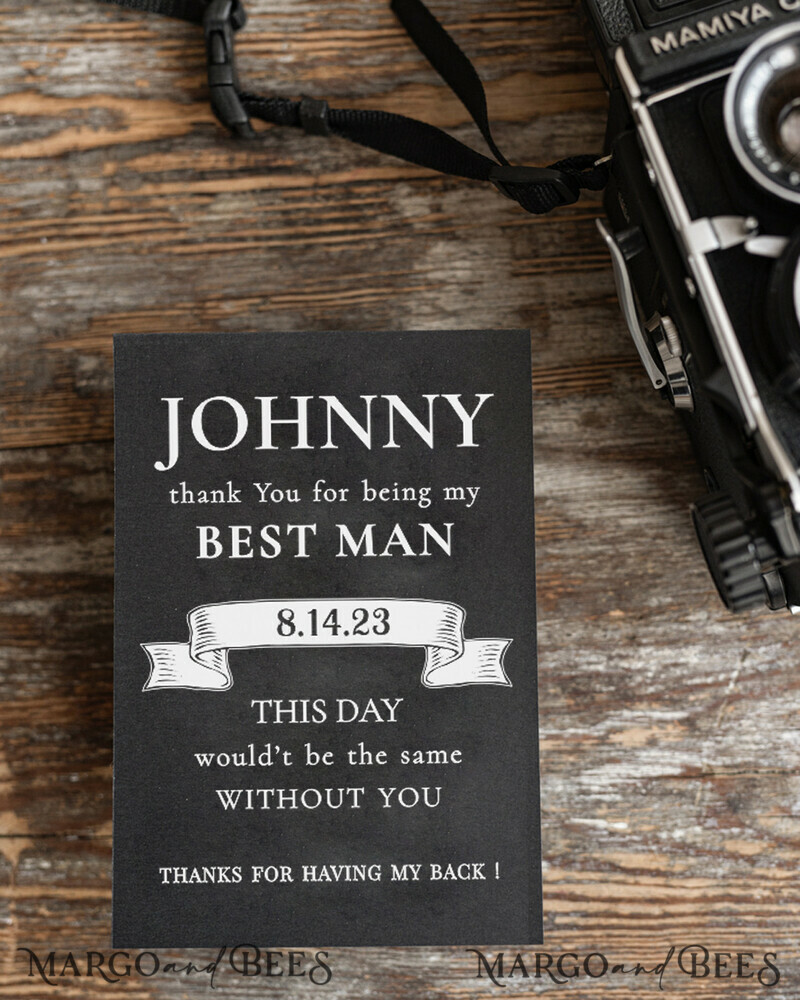 Groomsman Thank you GIft Box, personalized Best Man-3