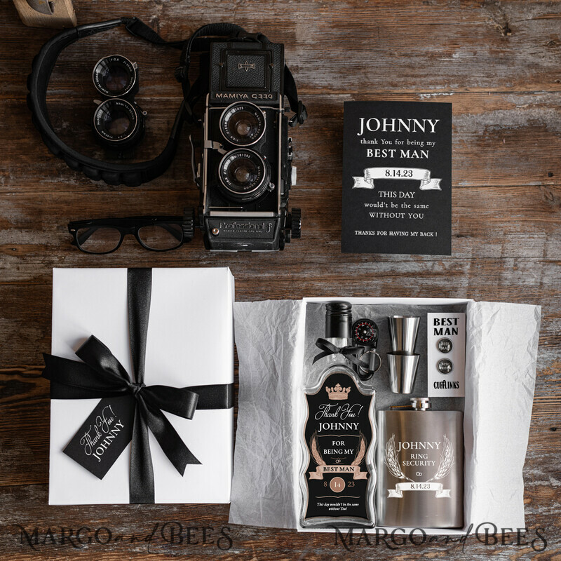 Groomsman Thank you GIft Box, personalized Best Man-0