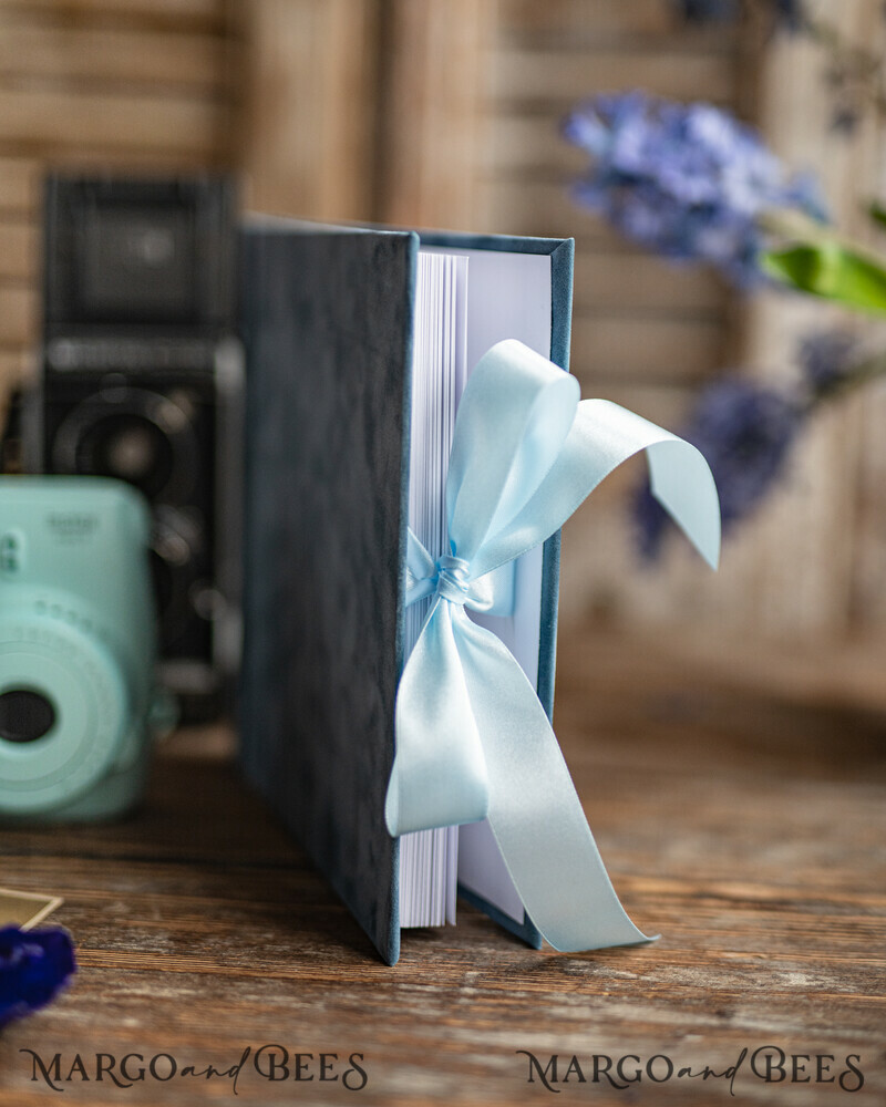 Luxury Instax velvet Wedding GuestBook Gold, Large Instant Wedding Guest Book,-1