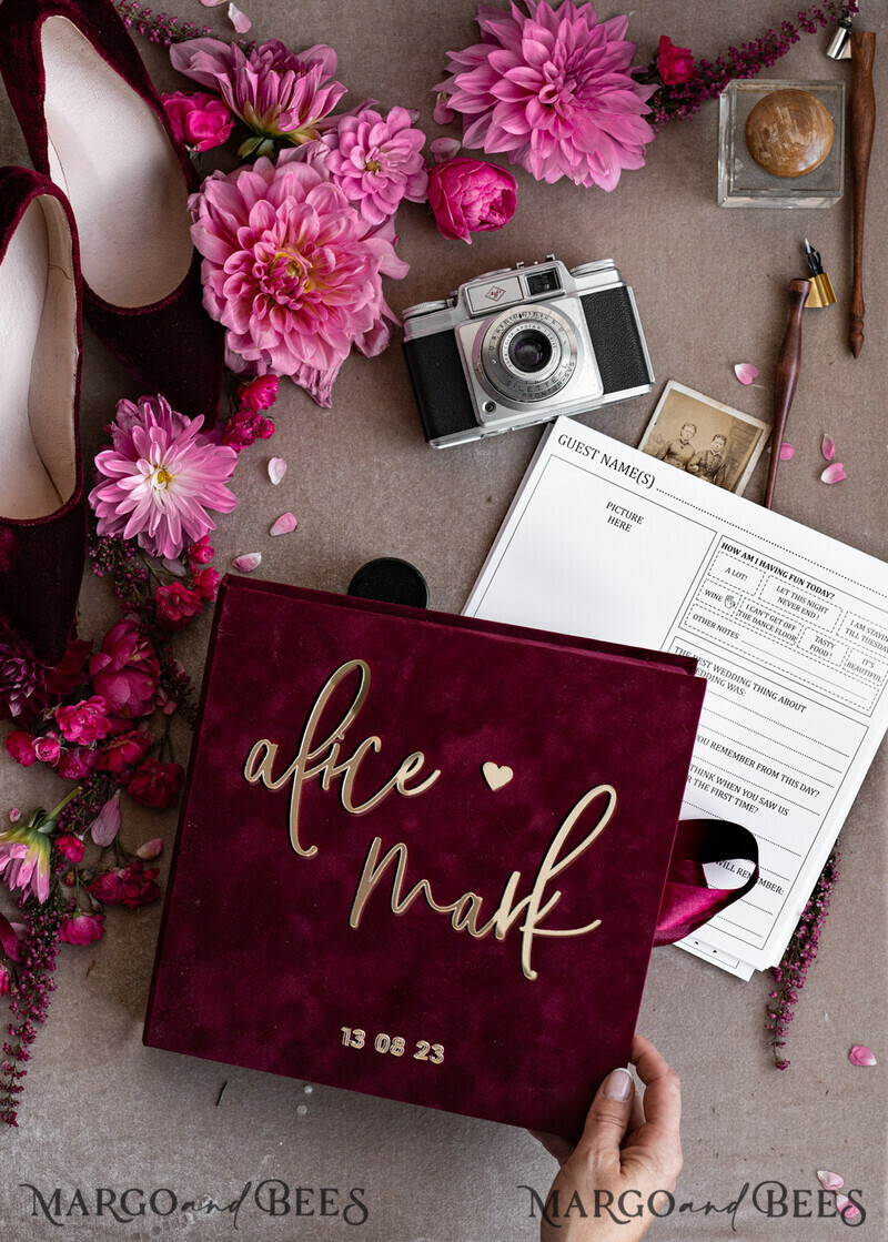 Alternative Guestbook Wedding Mad Lib Sheets in Velvet Box Marriage advice mad lib-0