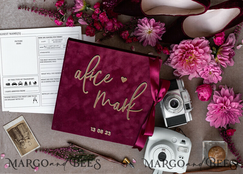 Alternative Guestbook Wedding Mad Lib Sheets in Velvet Box Marriage advice mad lib-3
