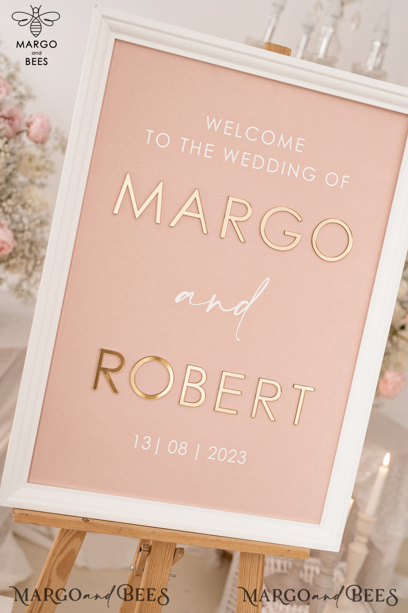 Wedding Welcome Sign, Wedding Decor, Personalised Wedding Sign, Wedding Gift, Welcome Wedding Board BpPXSet-2