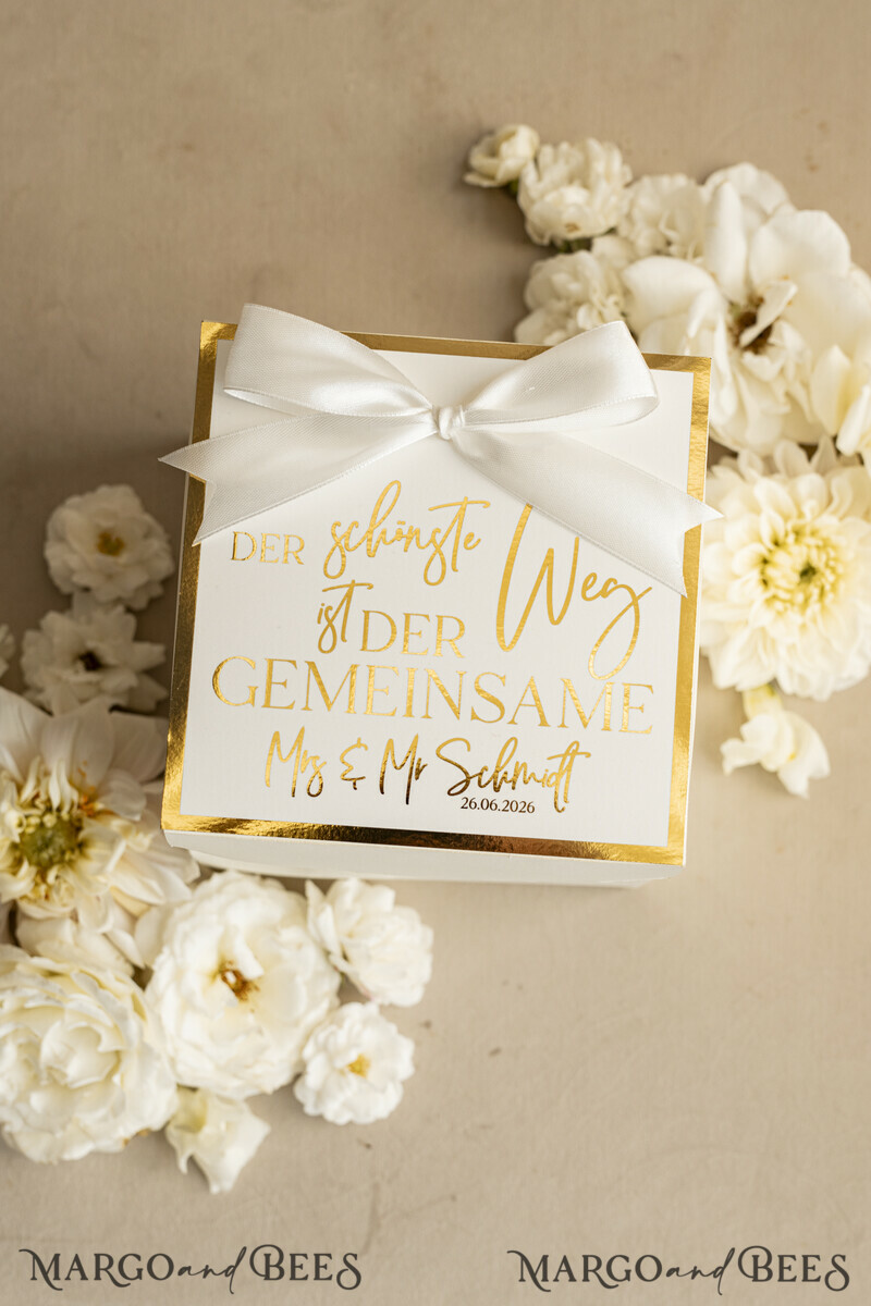 Personalisierte Hochzeits-Geschenkbox Geldgeschenk zur Hochzeit – Exploding Box als stilvolle und persönliche Überraschung-2
