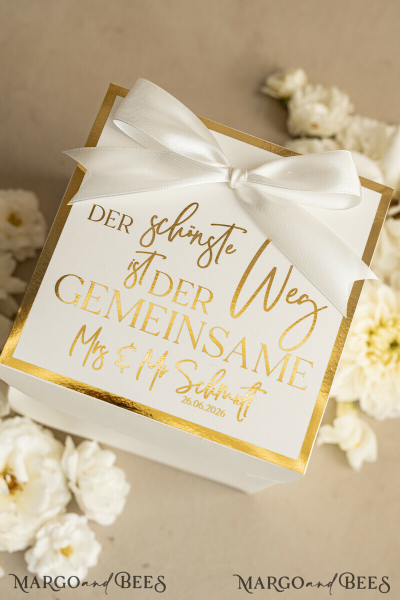 Personalisierte Hochzeits-Geschenkbox Geldgeschenk zur Hochzeit – Exploding Box als stilvolle und persönliche Überraschung-5