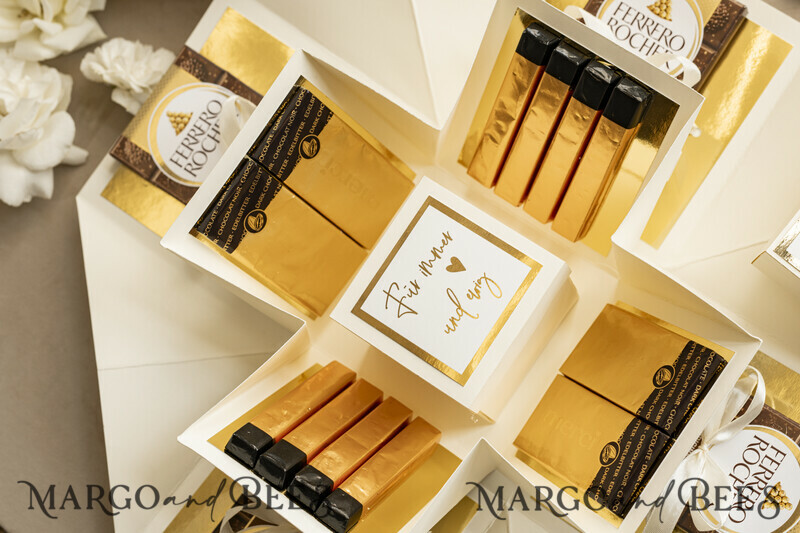 Personalisierte Hochzeits-Geschenkbox Geldgeschenk zur Hochzeit – Exploding Box als stilvolle und persönliche Überraschung-7