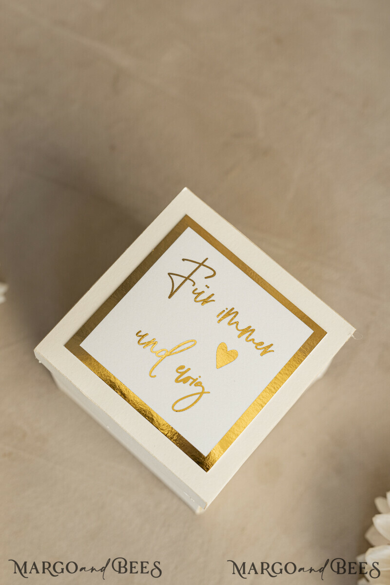 Mini Geldgeschenk zur Hochzeit – Kleines Box mit großer Wirkung Kleines Geldgeschenk zur Hochzeit Exploding Box mit Pralinen-1