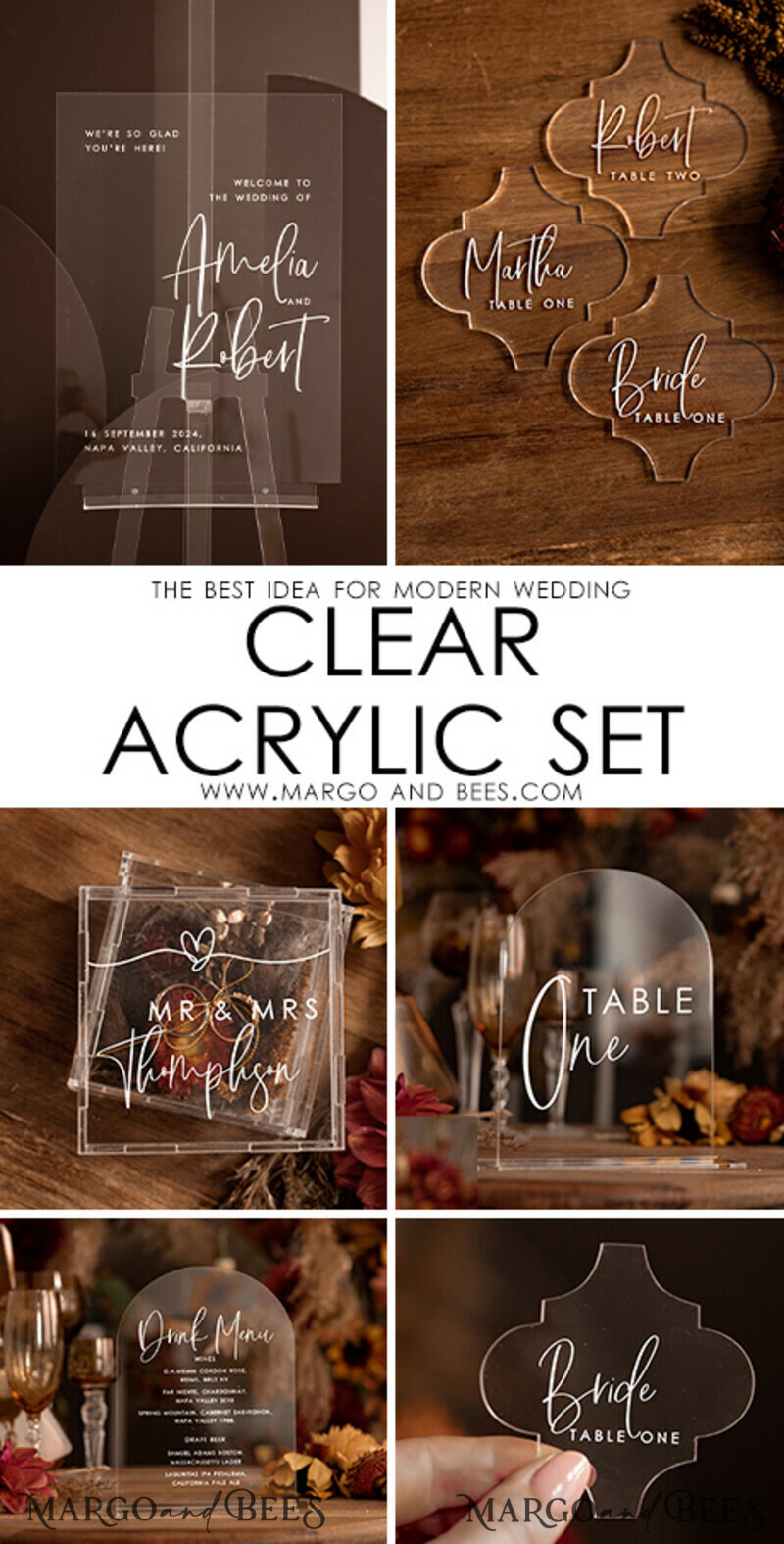 Acrylic clear transparent Modern clear transparent Seating Chart, 3d Elegant Find Your Seat - Seating Plan Sign , Clear Wedding Table Plan, Wedding Decoration with white letters - Acrylic Clear Reception Signage - Custom Ceremony Sign-3