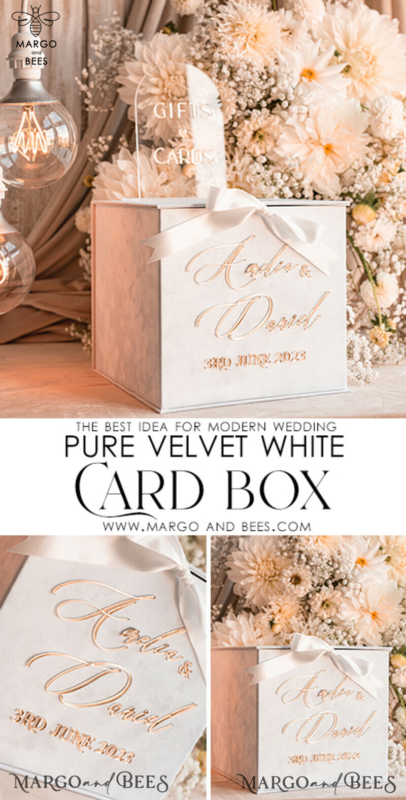 How many cards can a wedding card box hold?-3