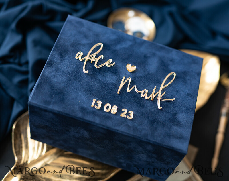 Velvet Photo Box Photographer Box Wedding Memory Box, Custom Keepsake Box-0