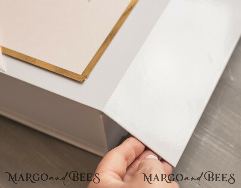 Personalized Bridesmaid Proposal Box with Robe, Complete Maid of Honour Box, Blush Will You Be My Bridesmaid box set-3