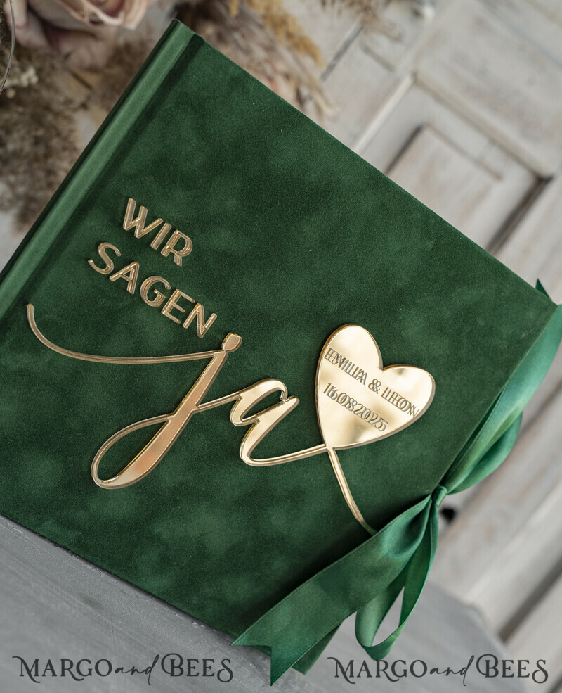 Polaroid Gold Acrylic Hochzeitsgästebuch mit fragen Personalisiert Schilderset Samtweißes Sofort-Fotobuch Boho Elegant Instax Hochzeitsfoto-Gästebuch-9