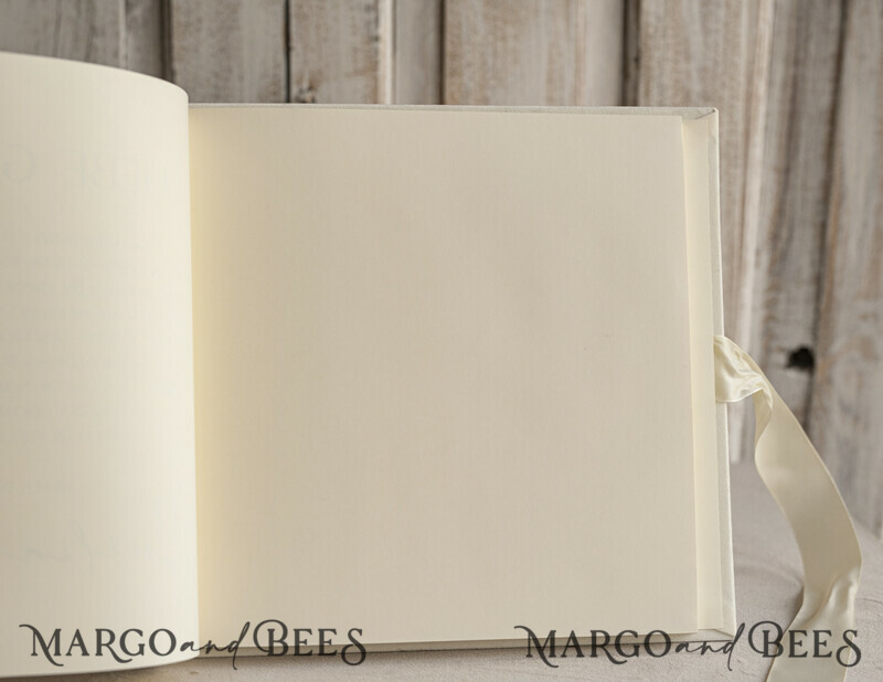 Pearls Gold Acrylic Hochzeitsgästebuch Personalisiert Schilderset Samtweißes Sofort-Fotobuch Boho Elegant Instax Hochzeitsfoto-Gästebuch-1