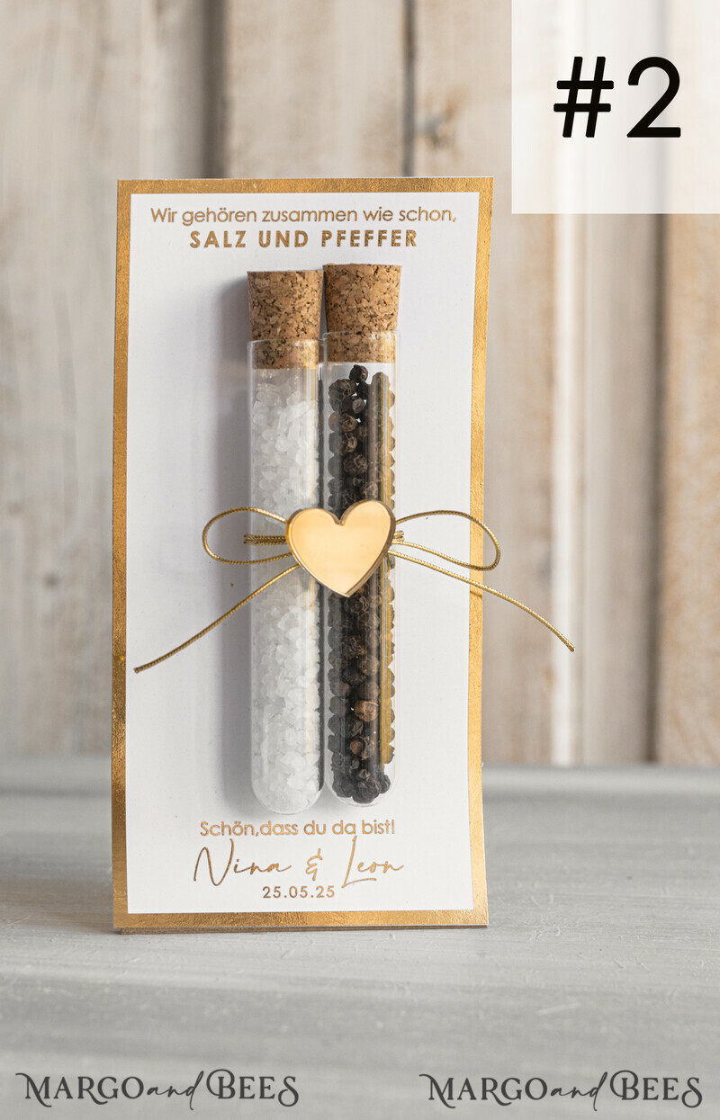 GastgeschenkeHochzeit wir gehoren zusammen wie Salz Pfeffer Gastgeschenk Pfeffer & Salz für Eure Hochzeitsgäste , Gastgeschenk Hochzeit Brautpaar Pfeffer & Salz mit Name-0