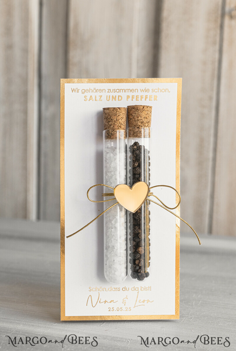 GastgeschenkeHochzeit wir gehoren zusammen wie Salz Pfeffer Gastgeschenk Pfeffer & Salz für Eure Hochzeitsgäste , Gastgeschenk Hochzeit Brautpaar Pfeffer & Salz mit Name-6