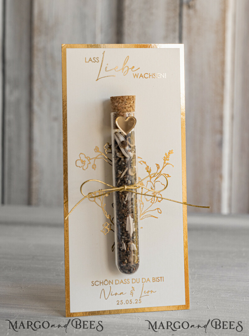 Personalisierte Gastgeschenke Hochzeit mit Blumensamen Reagenzglas-2