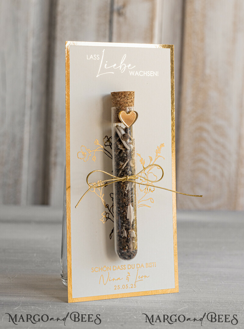 Personalisierte Gastgeschenke Hochzeit mit Blumensamen Reagenzglas-4