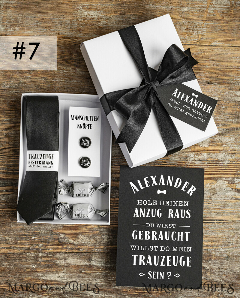 Trauzeuge Geschenkbox Willst du mein Trauzeuge sein Trauzeuge geschenk fragen box Brautjungfer Trauzeuge, Geschenkschachtel Hochzeit-0